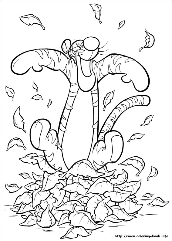 Winnie the Pooh coloring picture